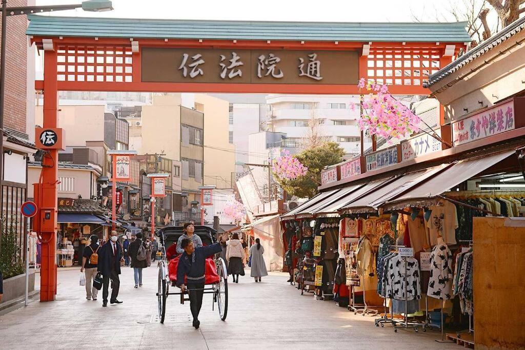 *301 Oshiage Sta 3Mins Walk! Wi-Fi Elevator Apartment Tokyo Luaran gambar