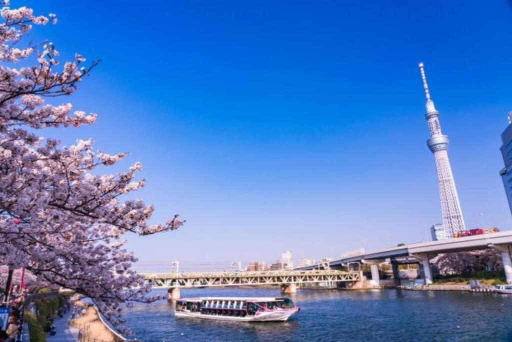 *301 Oshiage Sta 3Mins Walk! Wi-Fi Elevator Apartment Tokyo Luaran gambar