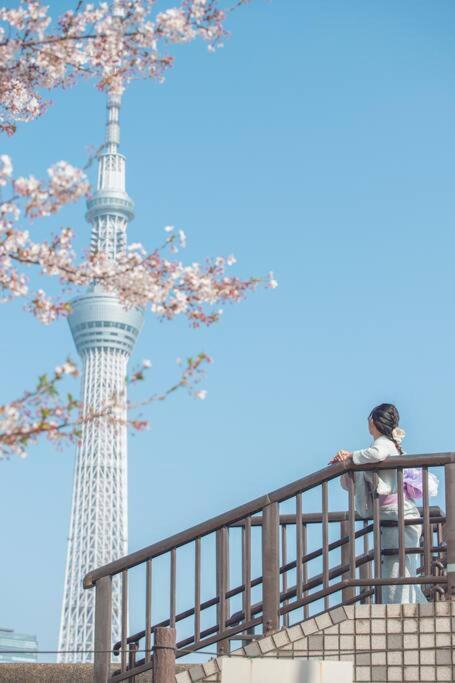 *301 Oshiage Sta 3Mins Walk! Wi-Fi Elevator Apartment Tokyo Luaran gambar